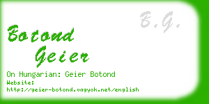 botond geier business card